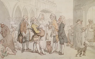 Bezoekers in Venetië, c.1810